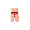 String rouge en dentelle délicate 
